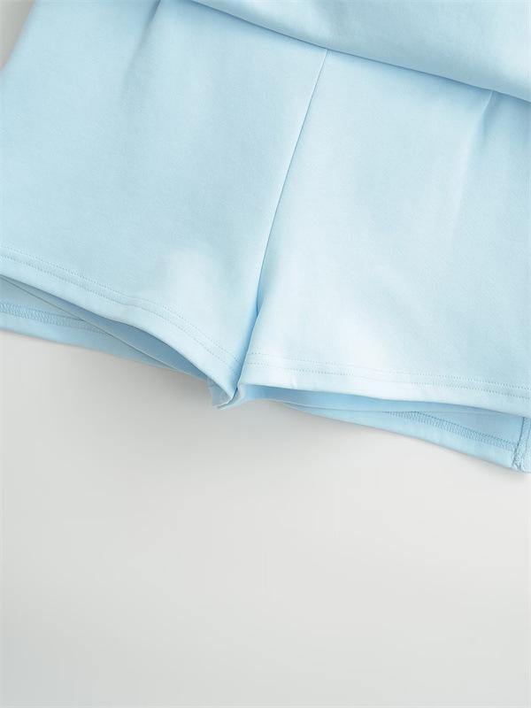 High-Waisted Grey A-Line Sports Skirt - Women's Spicy Vintage Side Split Yoga Running Skirt