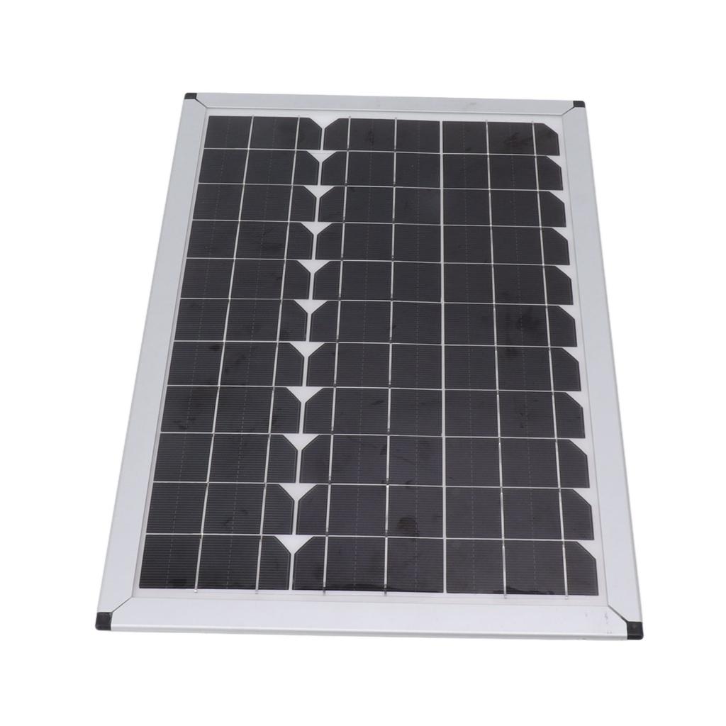 Solar Panel 100W 18V Monocrystalline Silicon 15.7in Long 10.8in Wide Portable Solar Panel Charger