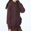 Nike Sweatshirts Women's Burgundy Hooded Moderate Regular DQ6841-652
