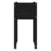Vidaxl Donice, 2 Szt., Czarny, 40X40X81 Cm, Lite Drewno Sosnowe