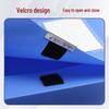 A4 Blue Plastic Folding Document Storage Box with Integrated Archive