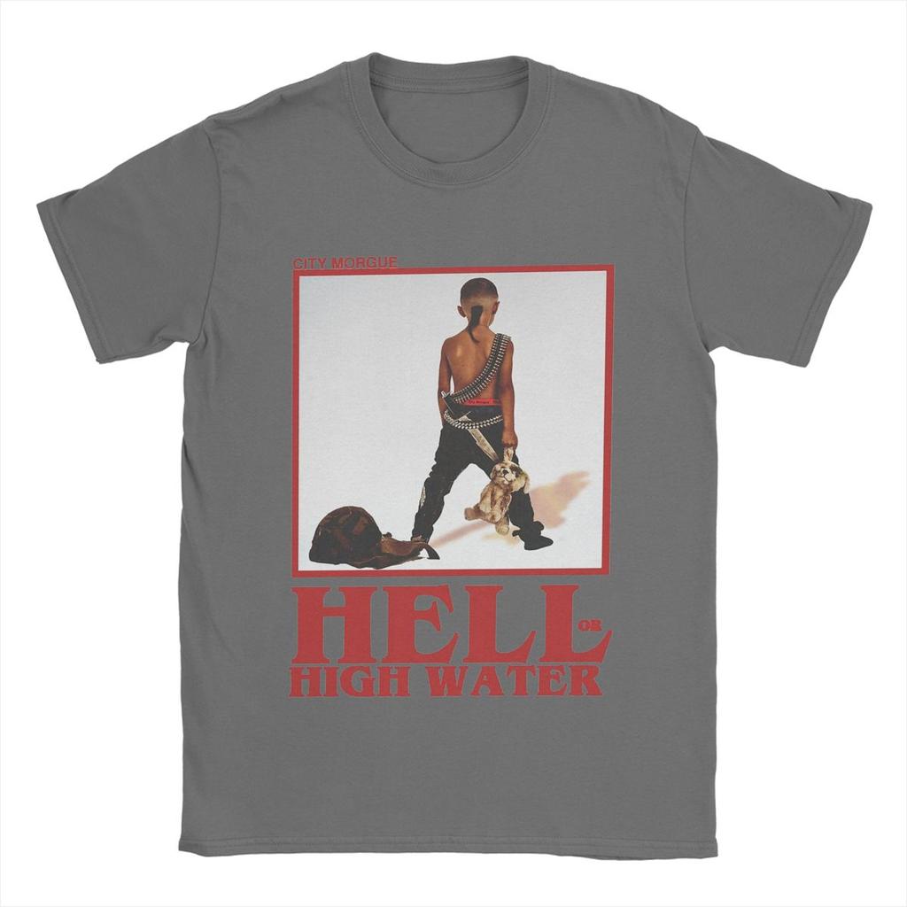 Casual City Morgue T-Shirt for Men Round Collar Cotton T Shirts Short Sleeve Tee Shirt Printing Clothes