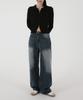 UMM Women'S Mid-Long Hidden Wide Denim Pants 4 Colors (Type B)