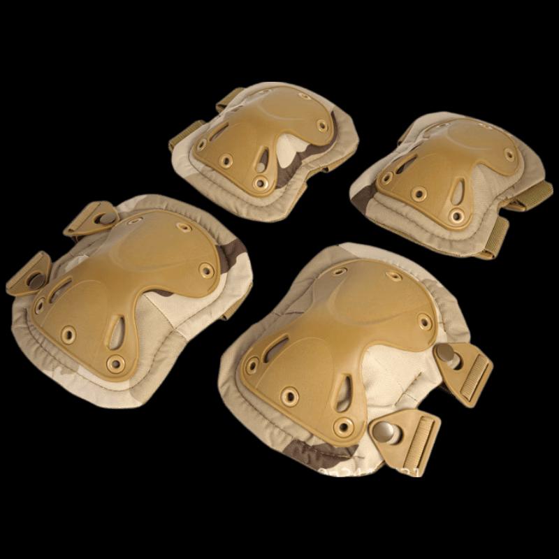 Ronglv Men s Tactical Knee and Elbow Pad Set хаки