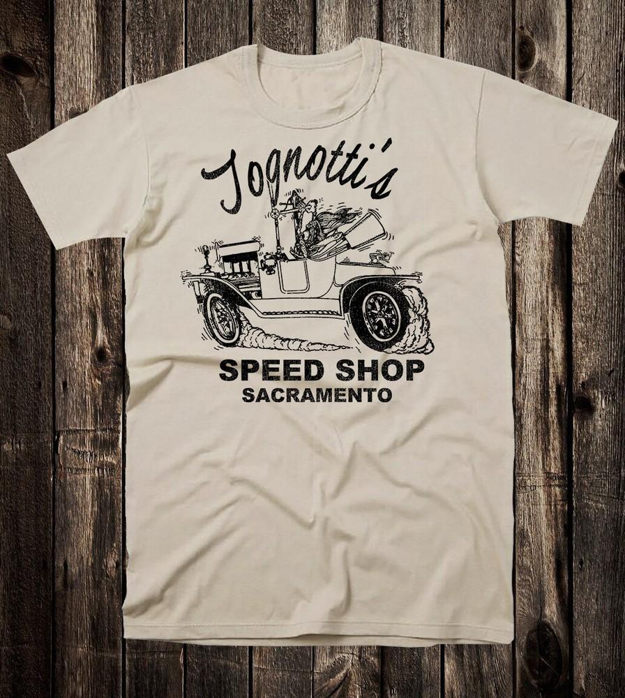 

Retro Hot Rod T Shirt Tee Drag Race Racing Vtg Art Tognotti s Speed Shop XL