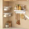 5-Hook Wall Mounted Hooks No Punching Bathroom Multi-Purpose Hooks Kitchen Rack Storage Rack