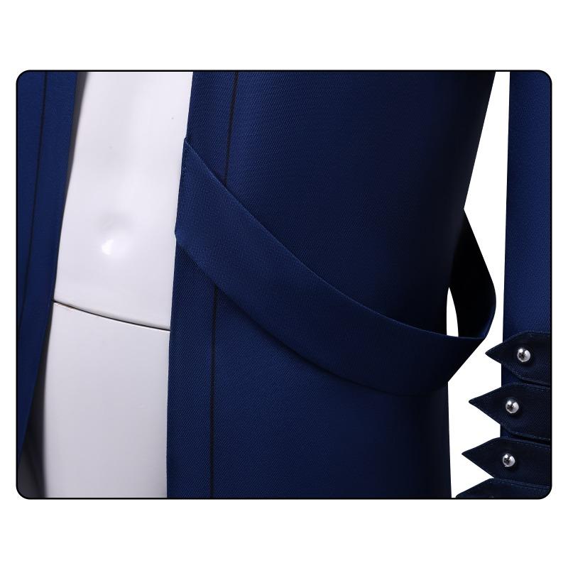 Devil May Cry Dante Cosplay Long Trench Coat, Virgil Slim Fit Jacket Anime Cross-border Outfit