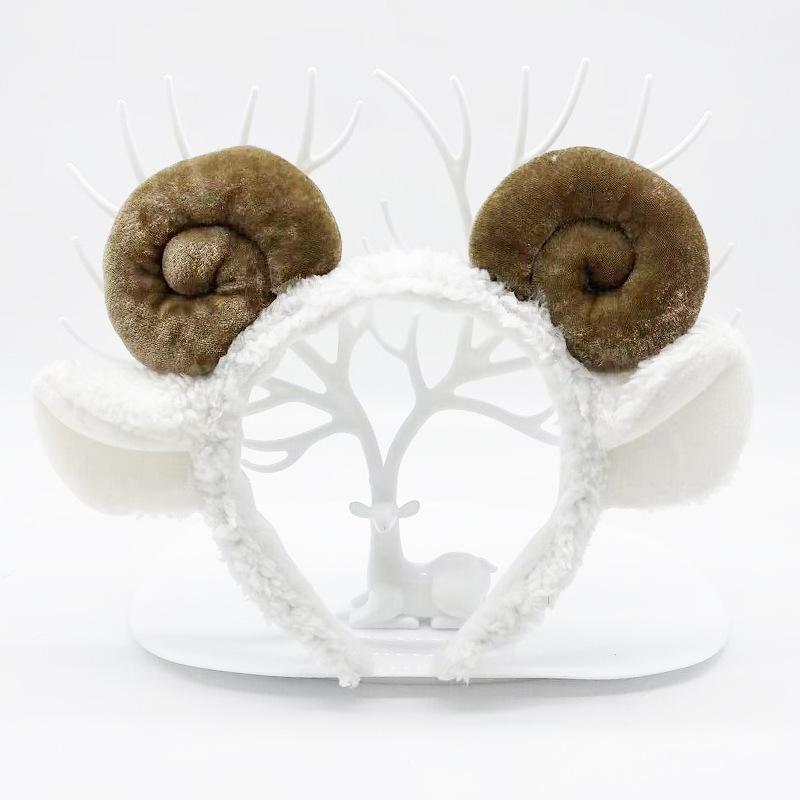 Weihnachts-Stirnband aus Rentiergeweih: Plüsch, Fairy Mori Stil für Kinder & Erwachsene