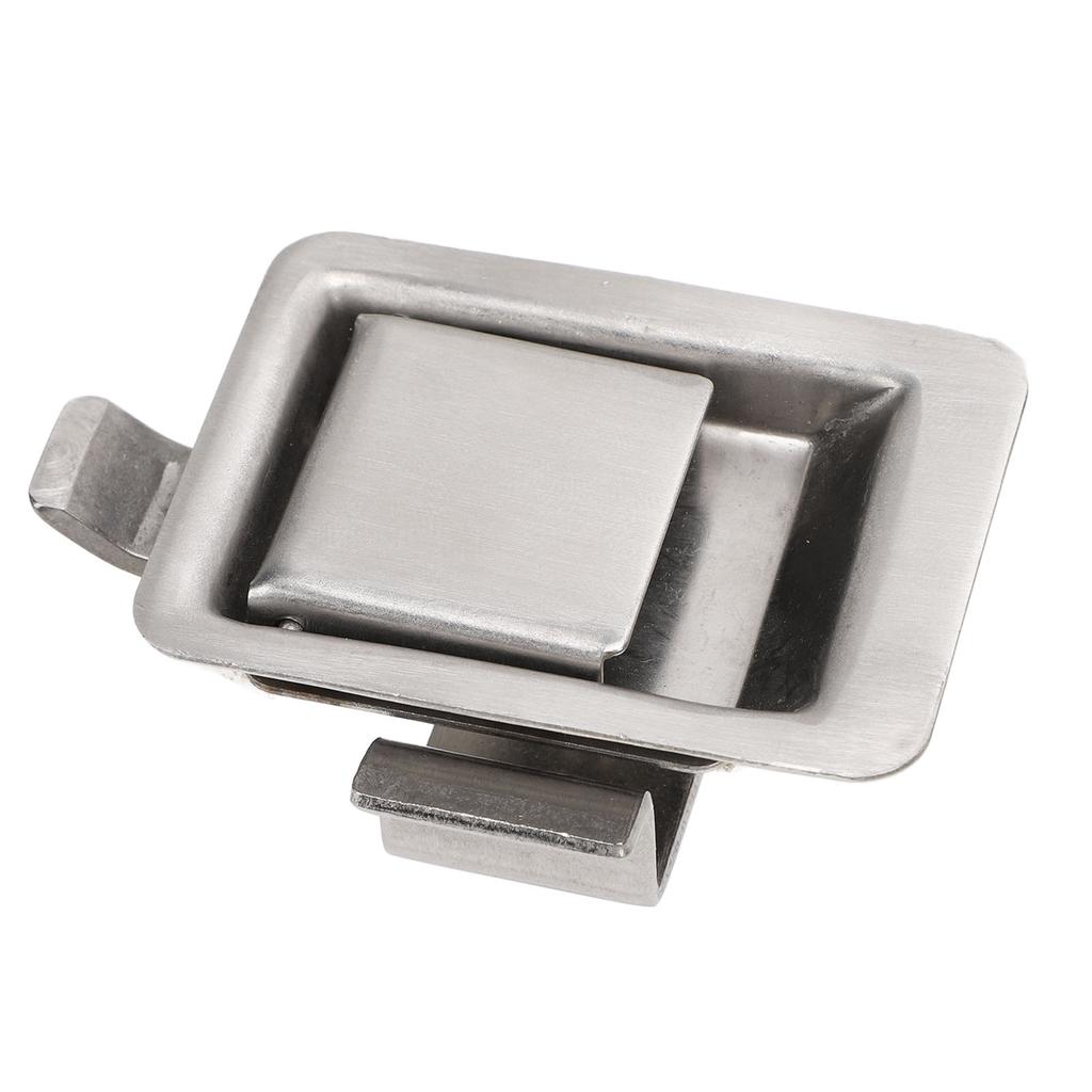 55x43mm 2.2x1.7in Tool Box Latch Replacement Paddle Lock Flush Mount Toolbox Latch Handle for Caravan Truck RV