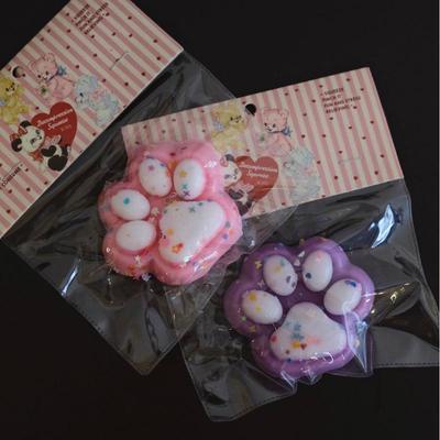 Kawaii Glitzer Katzenpfote TPR Langsam Aufsteigendes Fidget Spielzeug Stressabbau Sensorisches Knetspielzeug Kindergeburtstag Geschenk