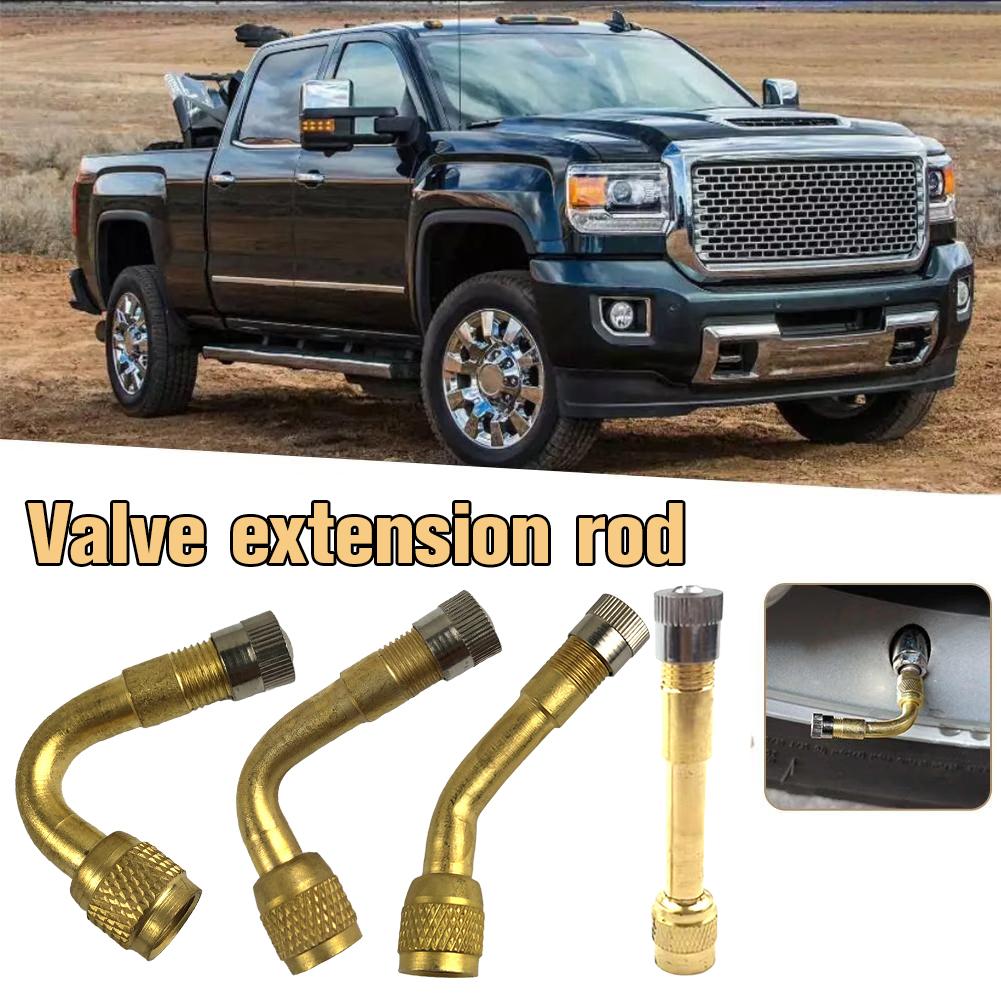 Car Tyre Valves Inflation Extension Tube 45/90/135/180 Tyre Universal Valve Bike Accessories Degree Adapter Connector Motor Q3B9