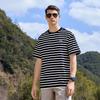 JEEP Men's Color Block Striped Short Sleeve T-Shirt