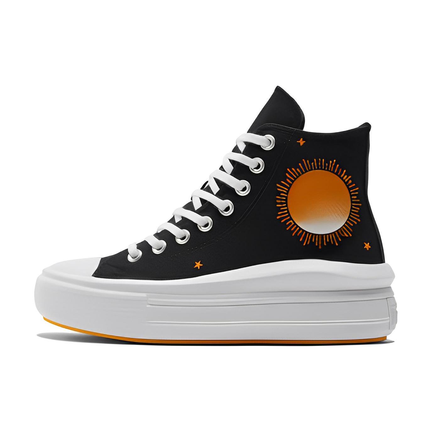 

Новые Chuck Taylor All Star Converse Move High Черный Белый Оранжевый Женские A02896C 35