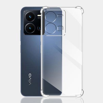 Shockproof Airbag Clear Case For Vivo Y35 4G 2022 Soft Silicone Phone Case For VivoY35 Y 35 TPU Back Cover For Vivo Y35 Funda