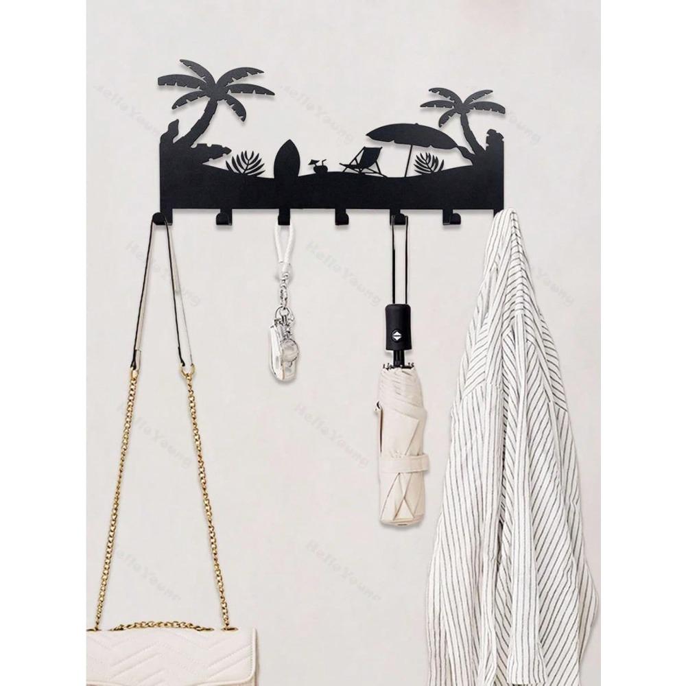 

Black Metal Landscape Hook, Unique Home Decor Gift for Living Room Bedroom TY6404-01