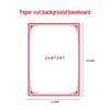 Children's Patriotic DIY Chinese Window Paper Cutting Kit with Patterned Base and Draft Paper