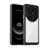 For Xiaomi 14 Ultra Phone Case WANLONFENG XC Series TPU Acrylic Cover with Tempered Glass (Big Lens Hole)