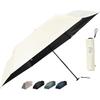 assa Folding Carbon Fiber Large Suitable for Sunny and Rainy UV Heat Heatstroke Wide Diameter 105cm Men's Parasol, Ultra-lightweight 180g, Frame,