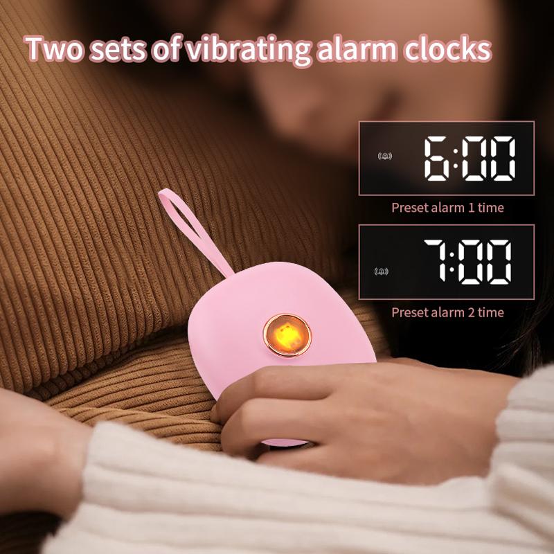 Digital Travel Alarm Clock for Heavy Sleepers, Bed Shaker, Vibrating Alarm Clock, Under Pillow, Battery Operated