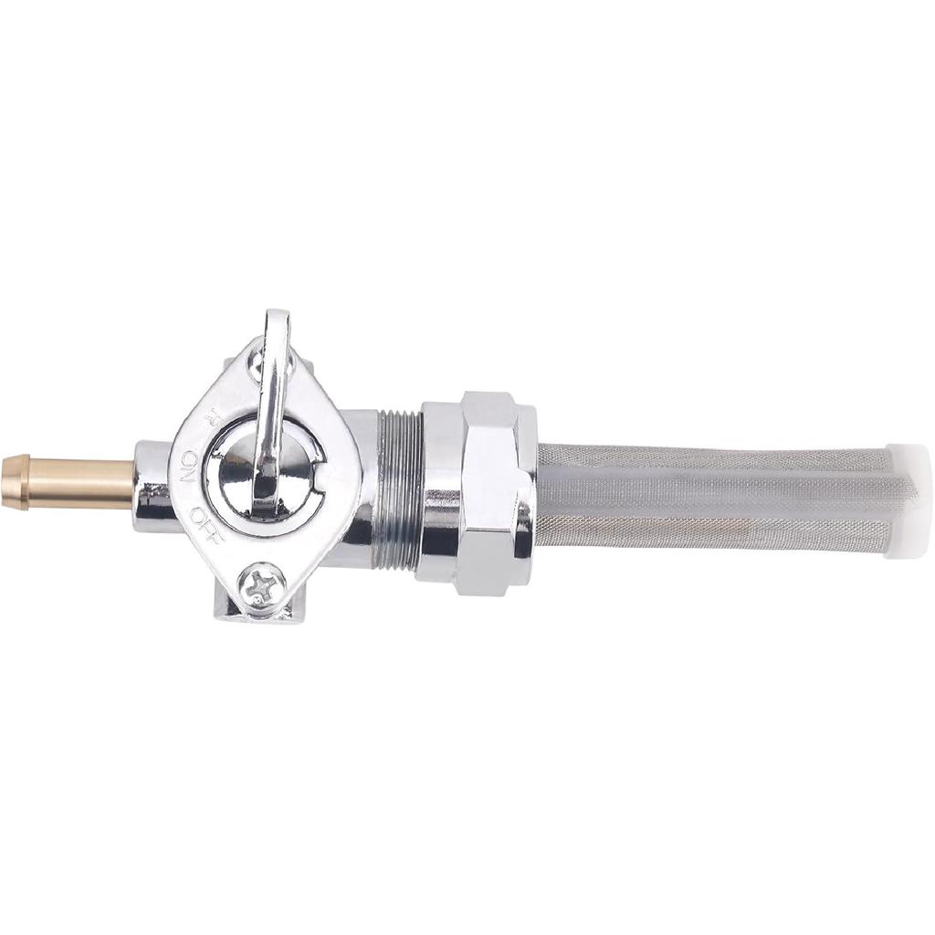 AHL Vertical Inlet Gas Tank Fuel Petcock Shut Off Valve Switch 62167-81 Compatible with Sportster 1200 XLH1200 1988-2003, 883 Custom XL883C