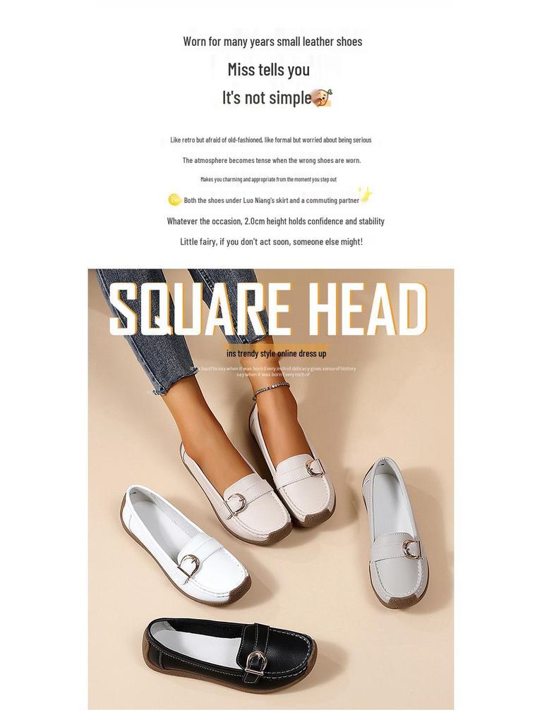 2024 Dam Casual Mjuka Loafers - Bekväma, Platta, Plusstorlek, Mjuk Sula & Ovandel, Ideala för Mamma.