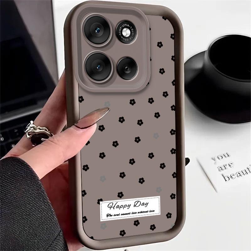 For Motorola Moto G86 G56 G 86 MotoG56 MotoG86 Case Anti Drop Butterfly Flower Phone Case Soft Silicone Candy Protect Cover