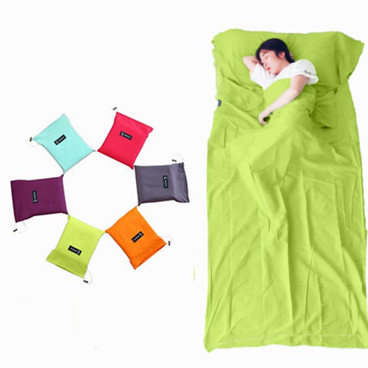 Portable Travel Sleeping Bag - Adult Envelope Style, Anti-Dirt, Pure Cotton Liner, In Stock