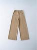 Retro Double-Breasted Wide-Leg Women's Faux Cashmere Pants - Autumn/Winter Loose Fit