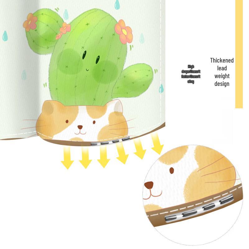 Punch-Free Waterproof Shower Curtain Set