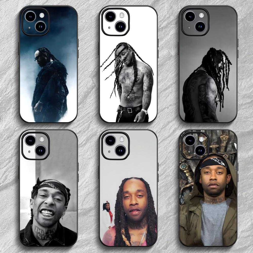 Hip Hop Singer Ty Dolla Sign Phone Case for iPhone 12-17 Air Plus Pro Max Satin Glossy Colorful Great Gift Phone Case