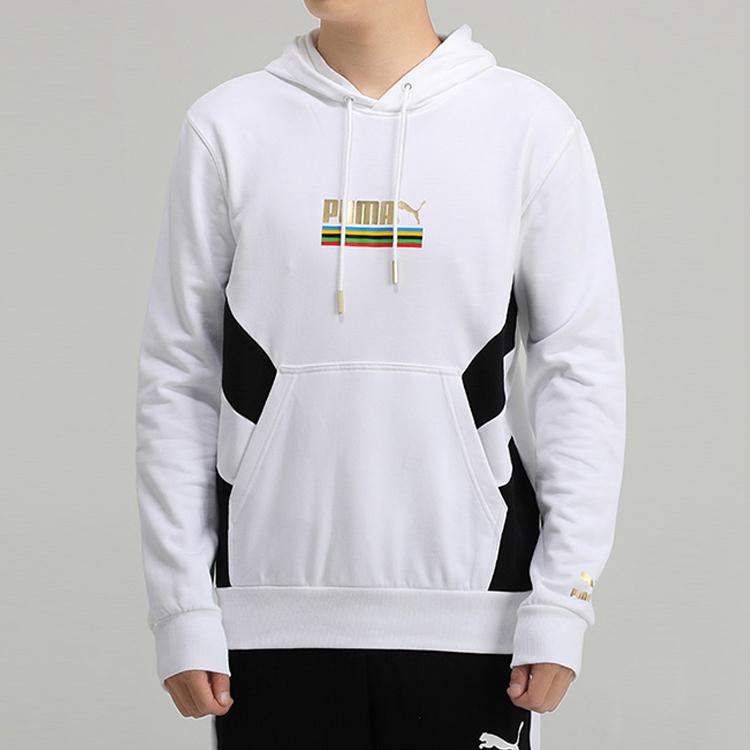 Puma Tfs Unity Hoodie Men Tops White 599287-02