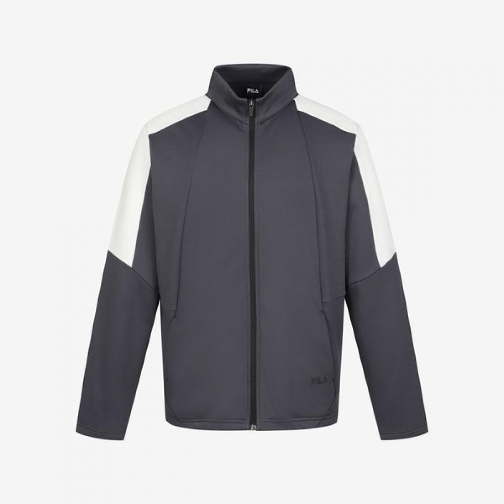 Fila Colorblock Fleece Training Jacket CHARCOALGREY/105