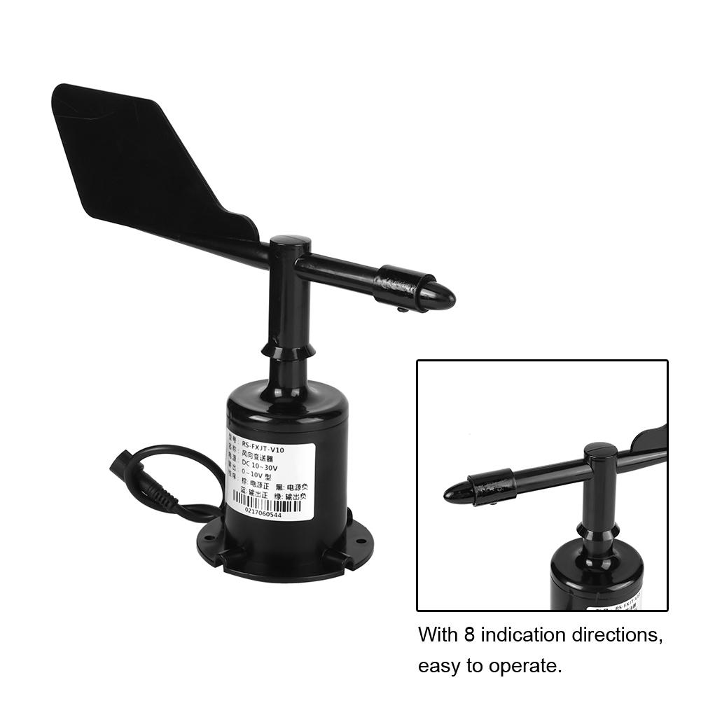 Wind Anemometer 0-10V 8 Directions Environmental Signal Output Polycarbonate Wind Speed Sensor Anemometer