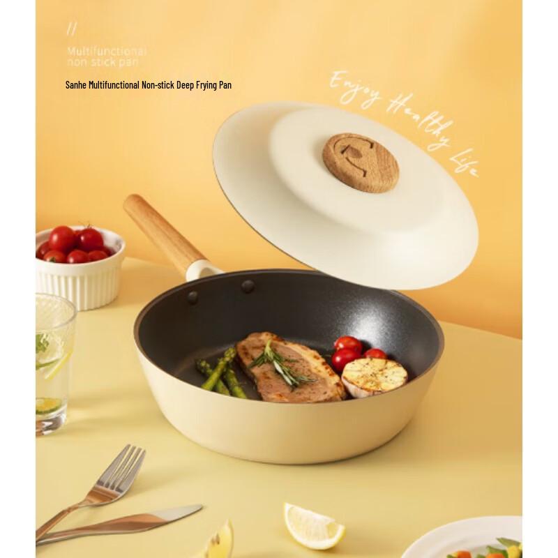 Sanhe 28cm Non-stick Frying Pan with Detachable Handle