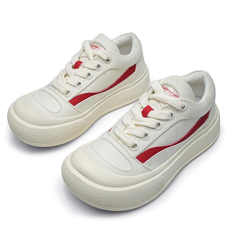 Ugly cute shoes dad shoes round head bread shoes bubble drink star couple canvas shoes board shoes