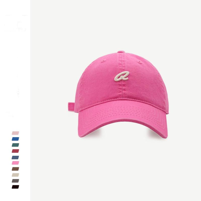 Baumwoll-Baseballkappe Damen lässige Softtop-Kappe Herren Sommer Paar Sonnenhut