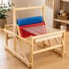 Manual Wooden Weaving Loom Non-Electric Craft Tool Multi-Color for Children