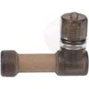 Easy Carbon Dioxide Diffuser CO2 Atomizer for Super Aquarium Fish Equipment(S-brown)