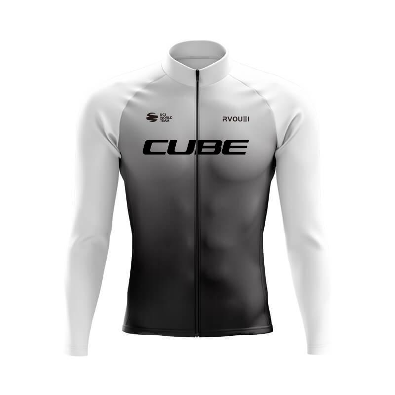 Rvouei Cube Breathable Team Long Sleeve  Bib Pants Ropa Ciclismo Bicycle Clothing MTB Bike Uniform Men Clothes 2026 Autumn Breathable Cycling Suit Set