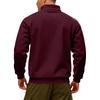 Winter Fleece Heavy Sweatshirts Loose Outdoor Men's Warm Half Zipper Stand-Up Collar Pullover Sports Hoodie Men