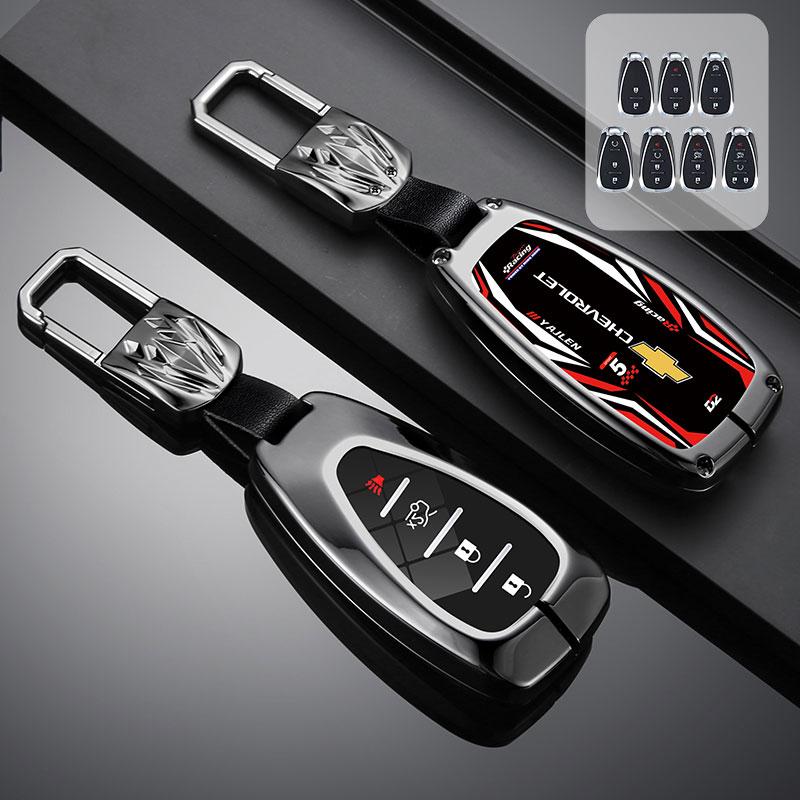 Zinc Alloy Car Key Case Cover For Chevrolet Cruze Aveo Trax Sail Malibu Captiva Prism Spark Trailblazer Blazer Camaro Traverse