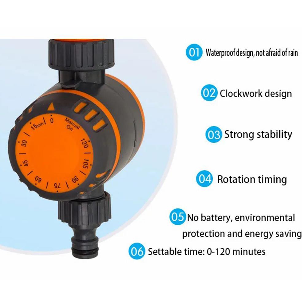 Automatischer Gartenbewässerungscontroller mit einem Ausgang, Intelligenter mechanischer Wasserzeitschalter