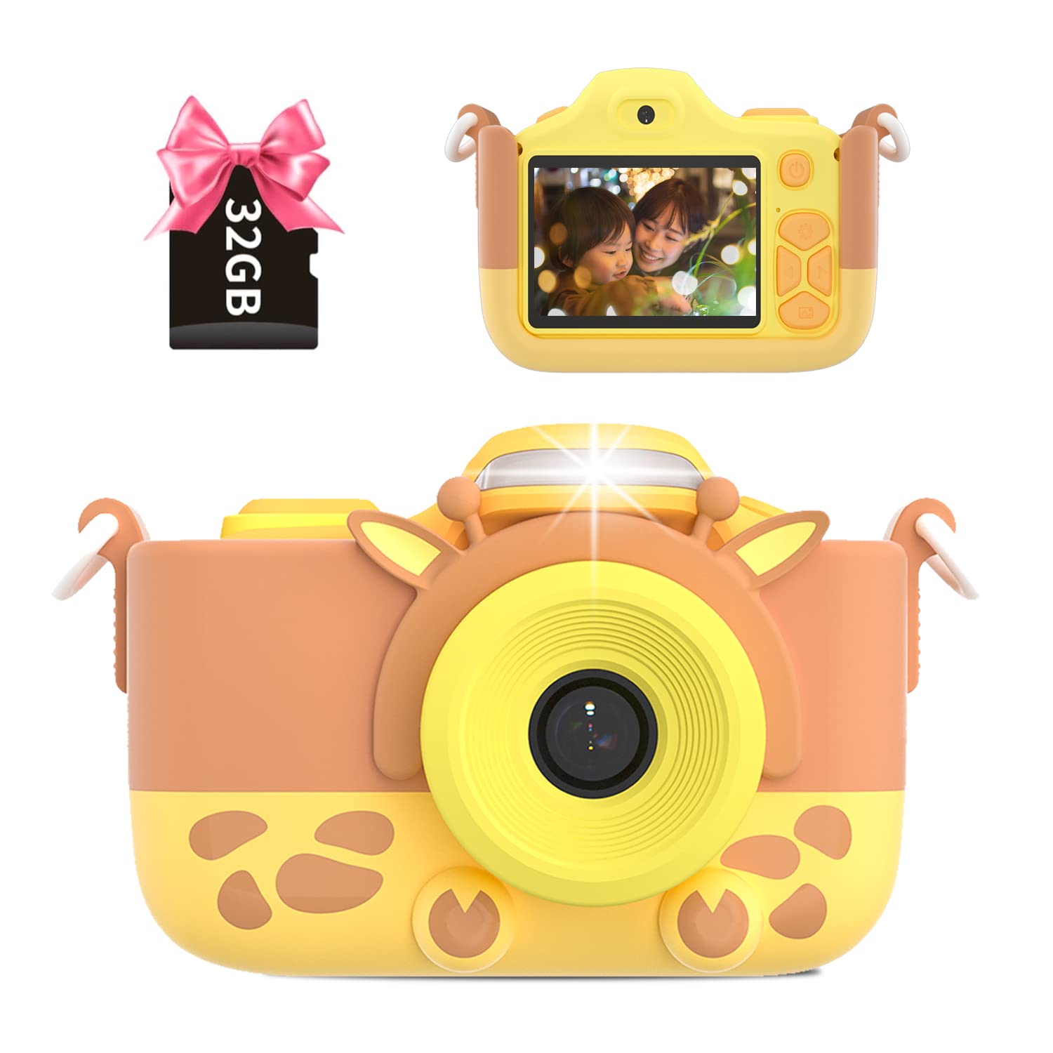 

Цифровая камера для игрушки 40 миллионов пикселей фронтальная и таймер селфи 2 дюйма IPS японская инструкция по эксплуатации тележка дети, камера, задняя, 1080PHD, съемка,