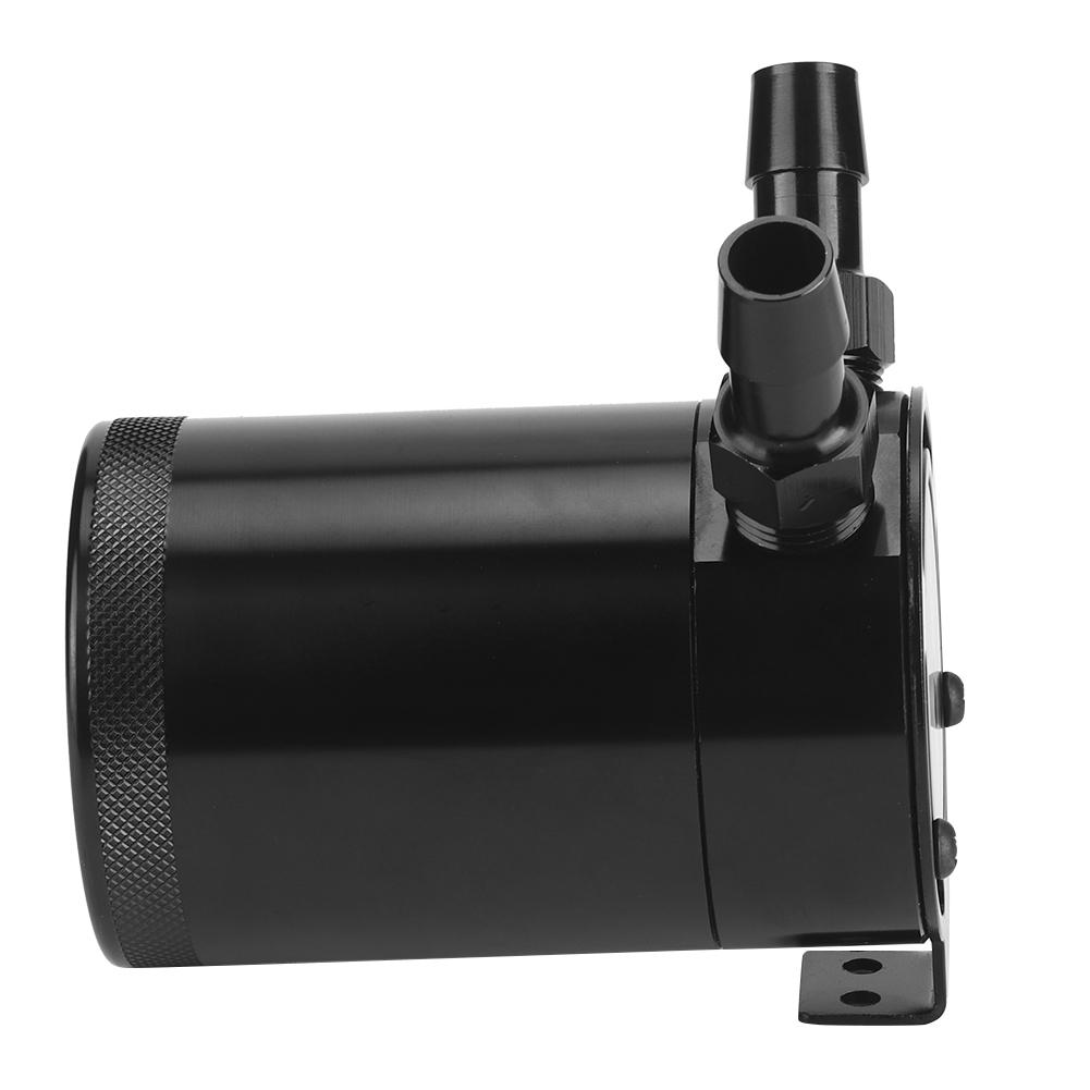 Racing Universal 2 Port Oil Catch Can Universal Aluminum Alloy Air Oil Separator