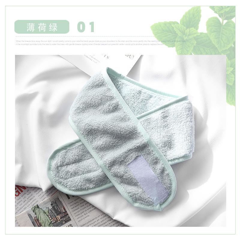 

Женская регулируемая СПА повязка на голову для лица, банная, для макияжа, повязка для волос, повязки на голову для умывания лица, мягкая махровая, для волос, аксессуары для макияжа