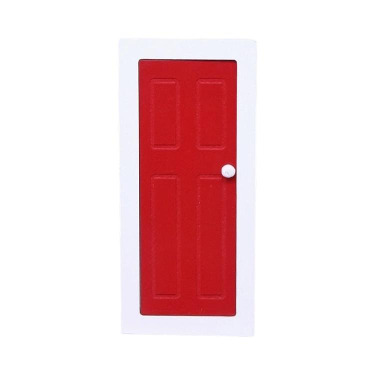 Vintage Barn Style Classical Door Bathroom For 1/12 Scale Dollhouses Bathroom DIY Scene Model Decoration