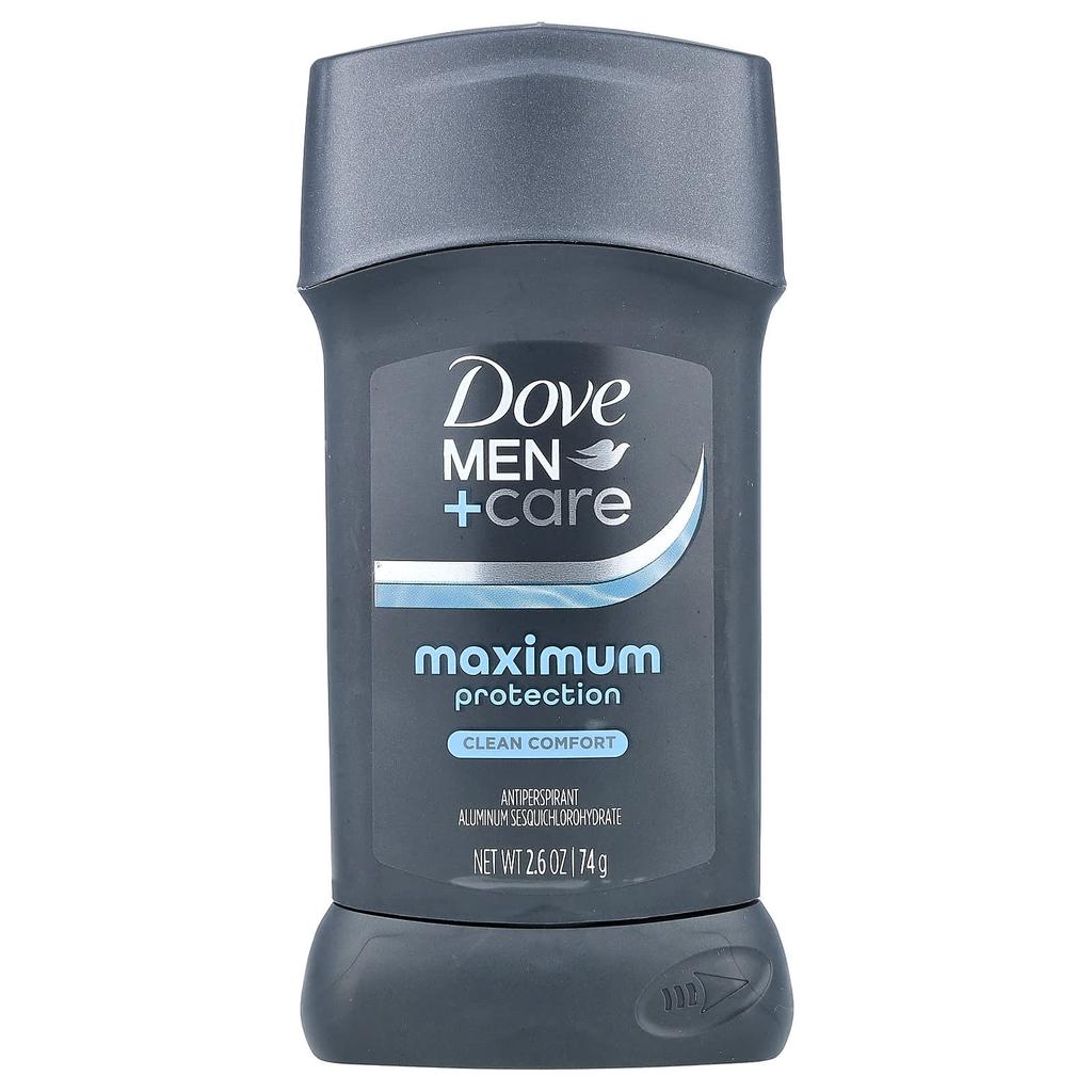 Dove, Men + Care, Maximum Protection Antiperspirant, Clean Comfort, 74g (2.6oz)