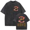 Vintage Washed J Cole T Shirts The Fall Off North America Tour  Graphic Tshirt Unisexs Clothing Hip Hop Short Sleeve Tshirt