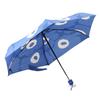 Marimekko Unikko Manual Folding Umbrella, Blue, 94136 531