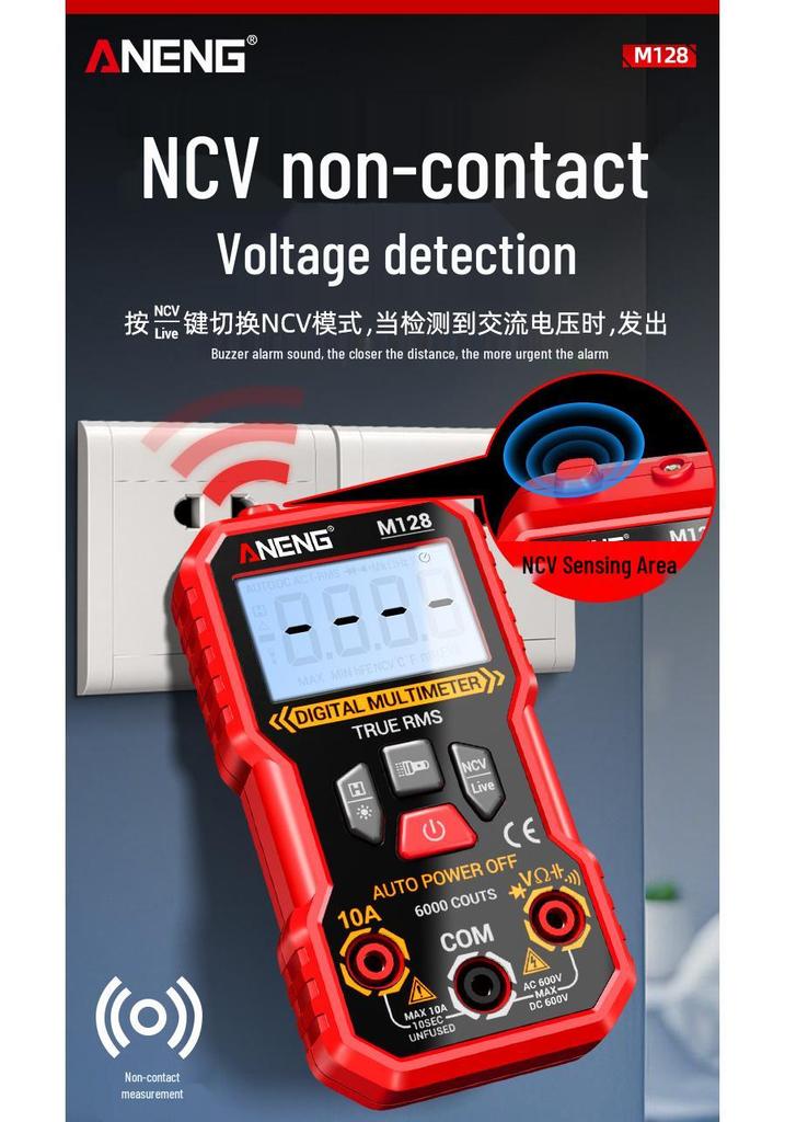 High-Precision Portable Digital Multimeter with Auto Ranging and Capacitance Measurement